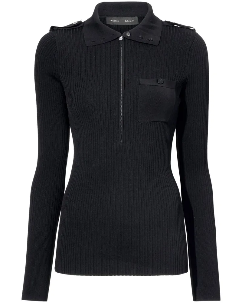 Proenza Schouler Norah Pullover - Schwarz Schwarz