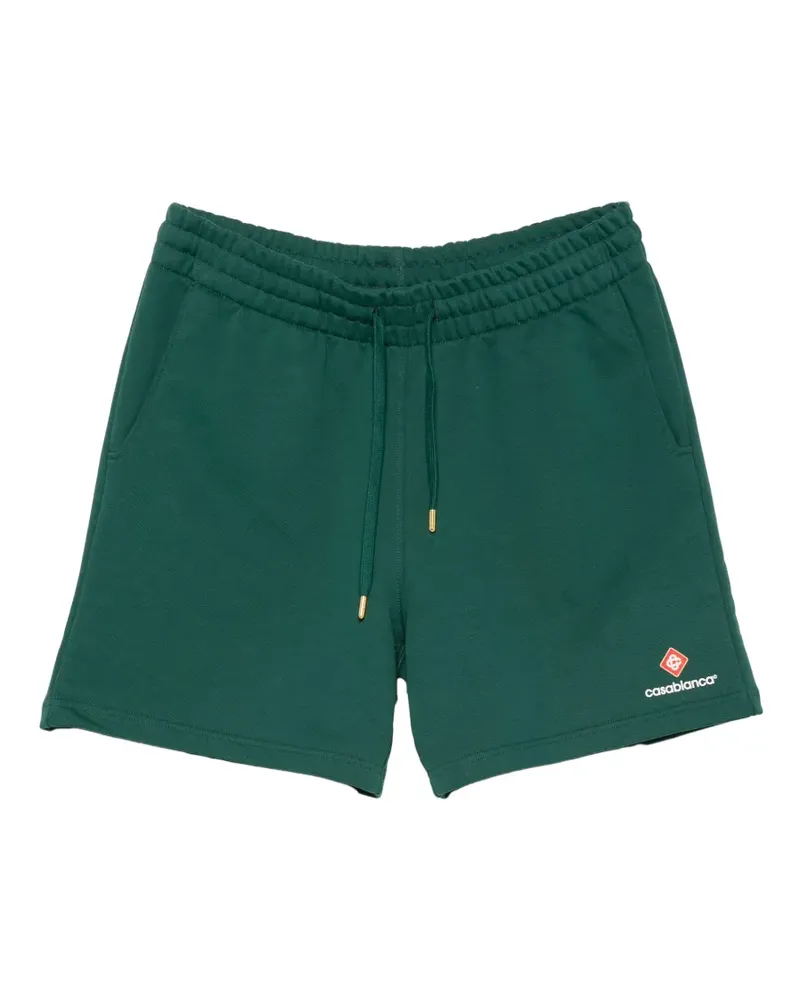 Casablanca Paris logo-print drawstring shorts - Grün Grün