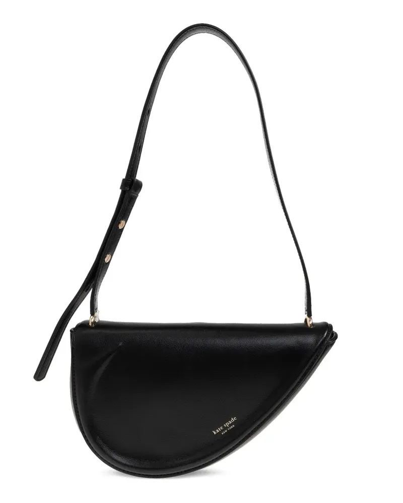 Kate Spade crescent leather shoulder bag - Schwarz Schwarz
