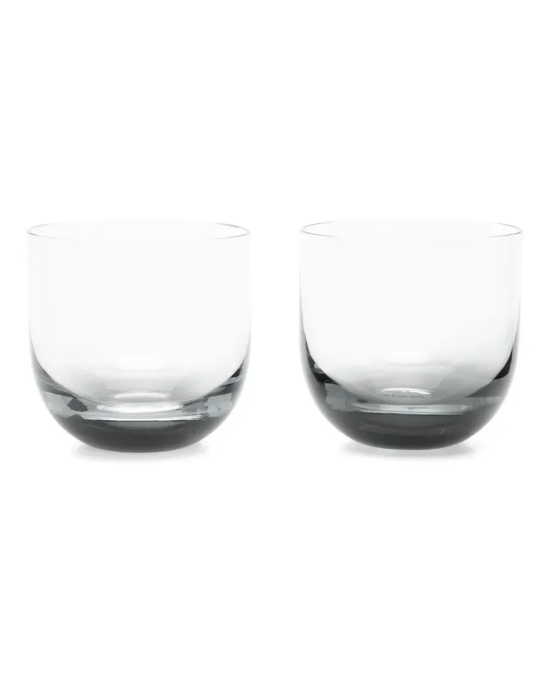 Tom Dixon Gläser mit Farbverlauf (2er-Set) - Schwarz Schwarz