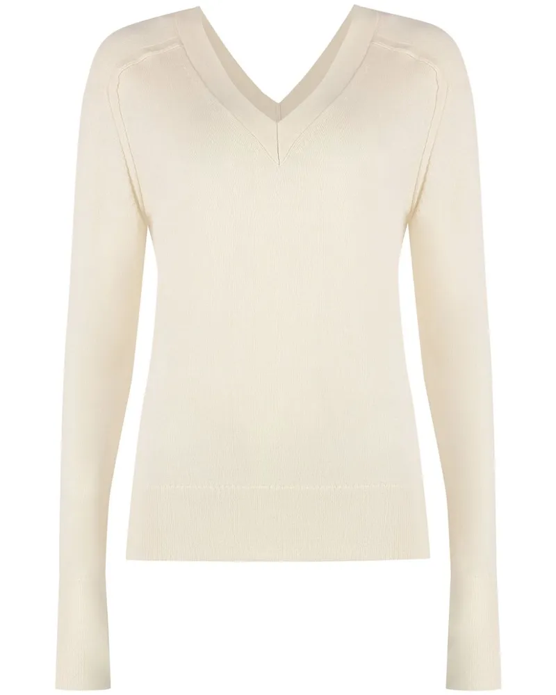 Calvin Klein Fein gestrickter Pullover - Nude Nude