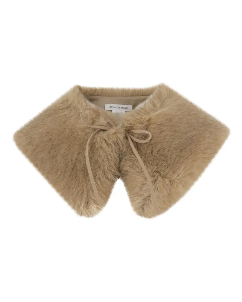 By Malene Birger Cowie Schal aus Faux Fur - Nude Nude