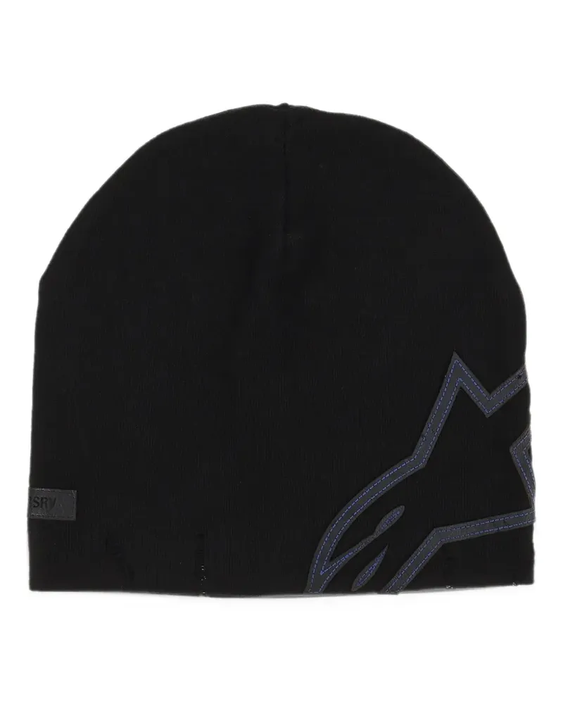 Alpinestars Lowside graphic-print beanie hat - Schwarz Schwarz