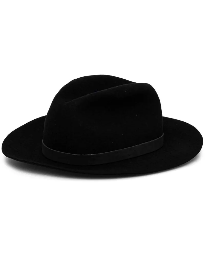 Emporio Armani Fedora aus Wolle - Schwarz Schwarz