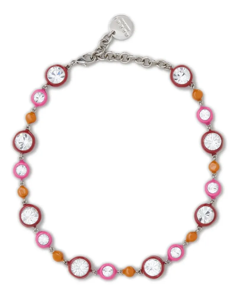 Marni Halskette mit Strass - Silber Silber