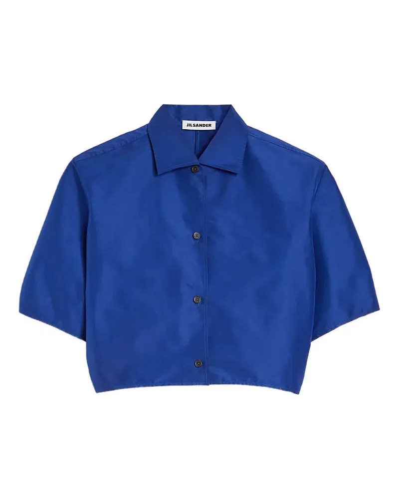 Jil Sander Cropped-Hemd - Blau Blau