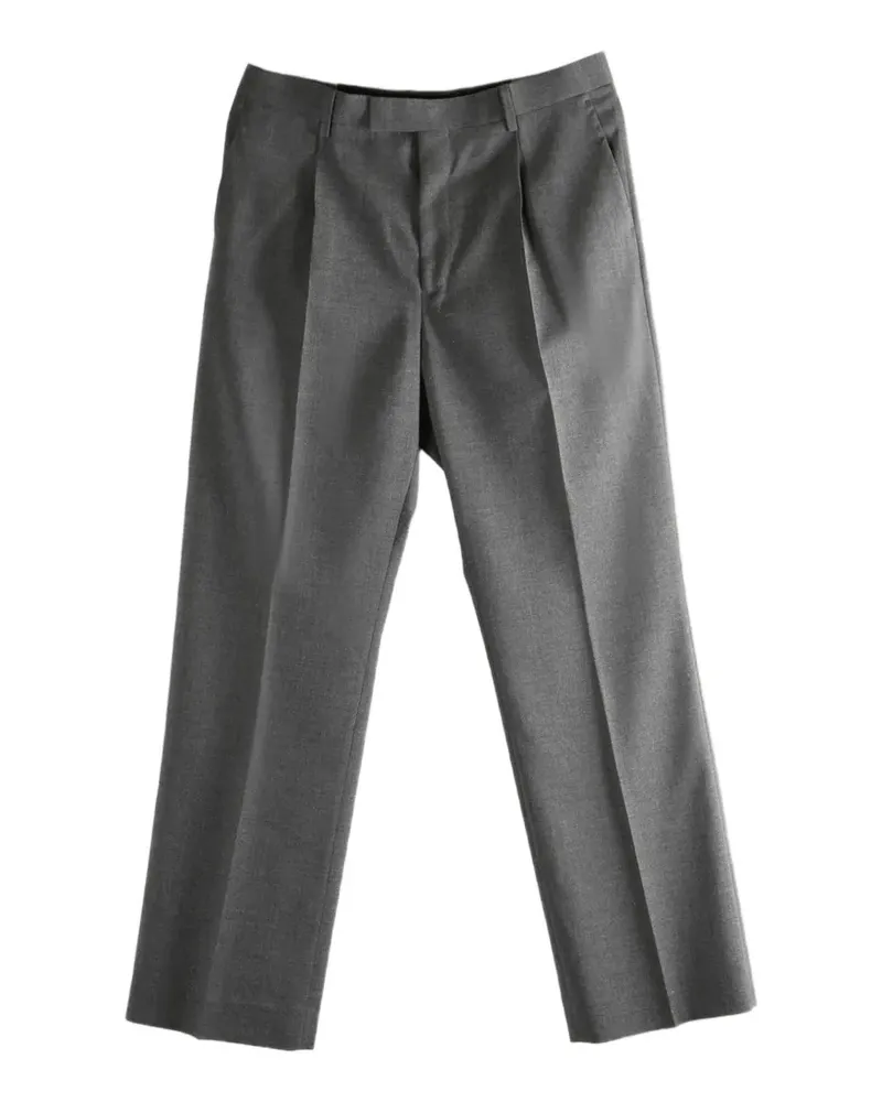 AURALEE Summer Twist pleated trousers - Grau Grau