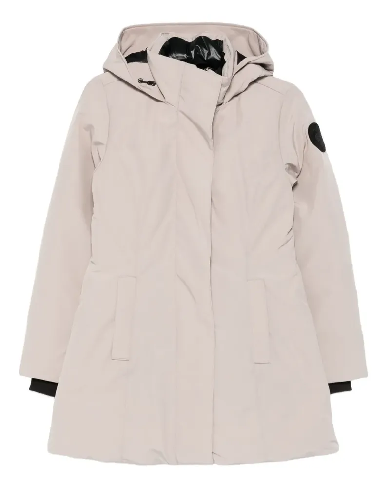 Canada Goose Kapuzenmantel mit Logo-Patch - Nude Nude