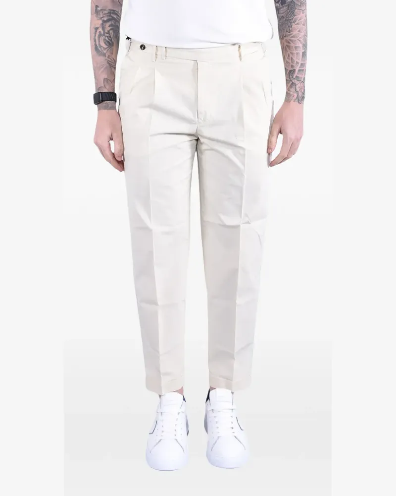 PT TORINO Carrot Hose mit Falten - Nude Nude