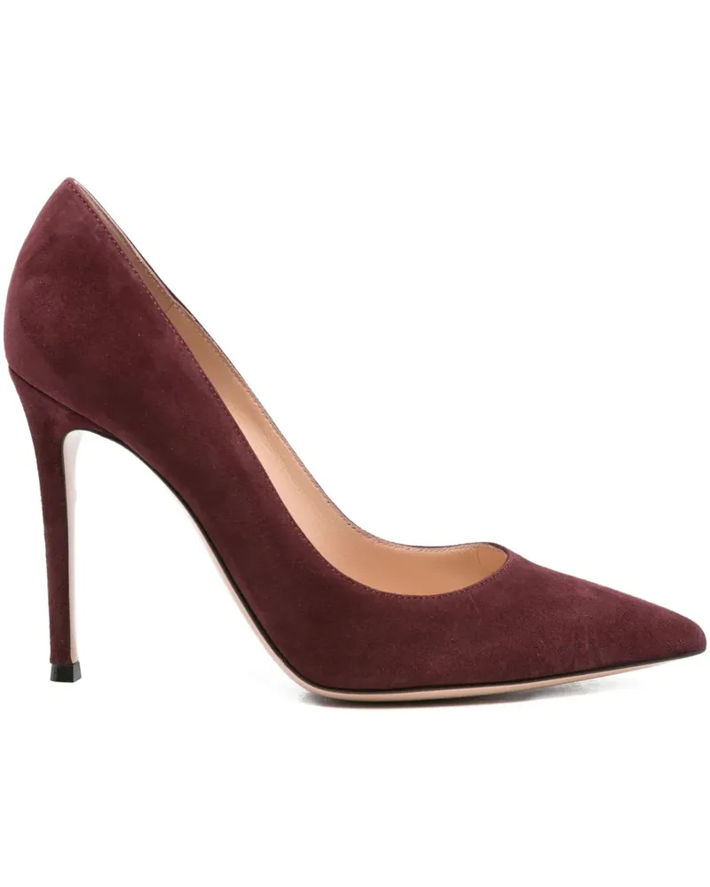 Gianvito Rossi Spitze Wildleder-Pumps 105mm - Braun Braun