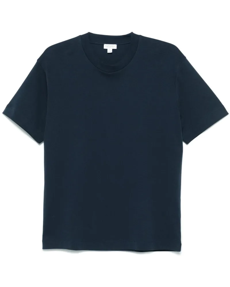 Sunspel Klassisches T-Shirt - Blau Blau