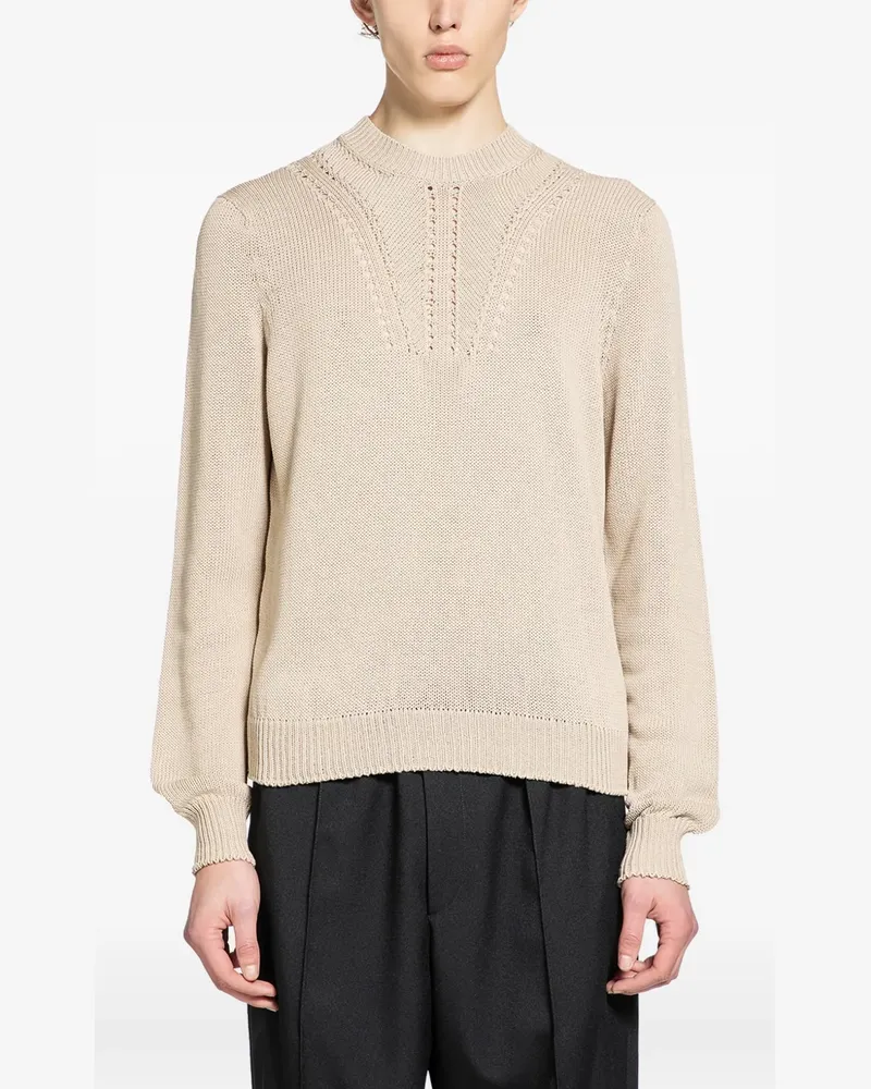Jil Sander CN long-sleeve sweater - Nude Nude