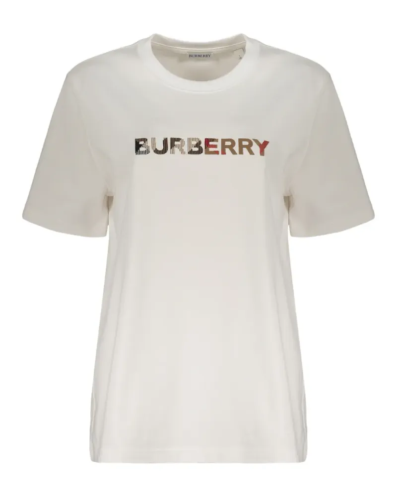 Burberry logo-print short-sleeve T-shirt - Nude Nude