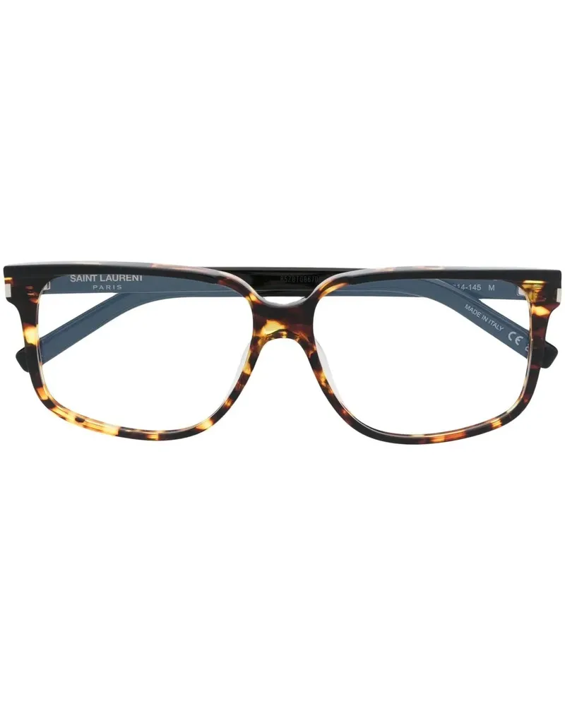 Saint Laurent Klassische Cat-Eye-Brille - Schwarz Schwarz