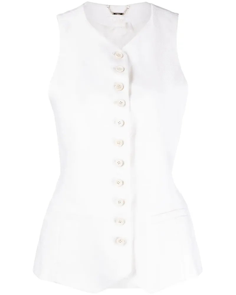 Chloé Weste mit Knöpfen - Nude Nude