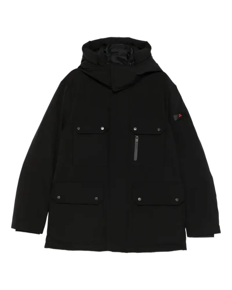 Peuterey Ebride TJ GRS 01 hooded multi-pocket coat - Schwarz Schwarz