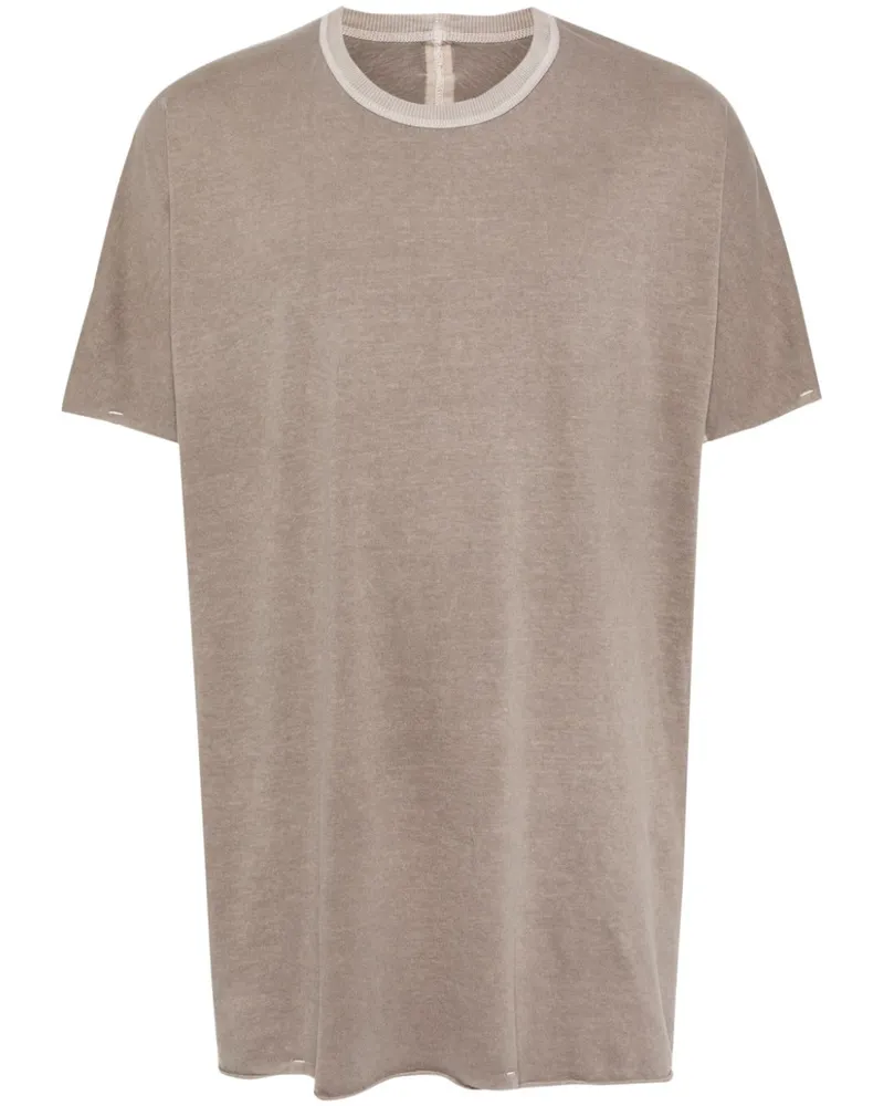 Boris Bidjan Saberi T-Shirt mit Tapes - Grau Grau