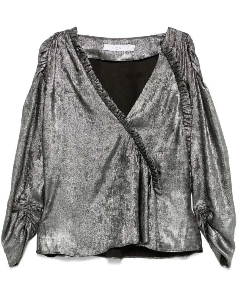 IRO Clariel Bluse - Silber Silber