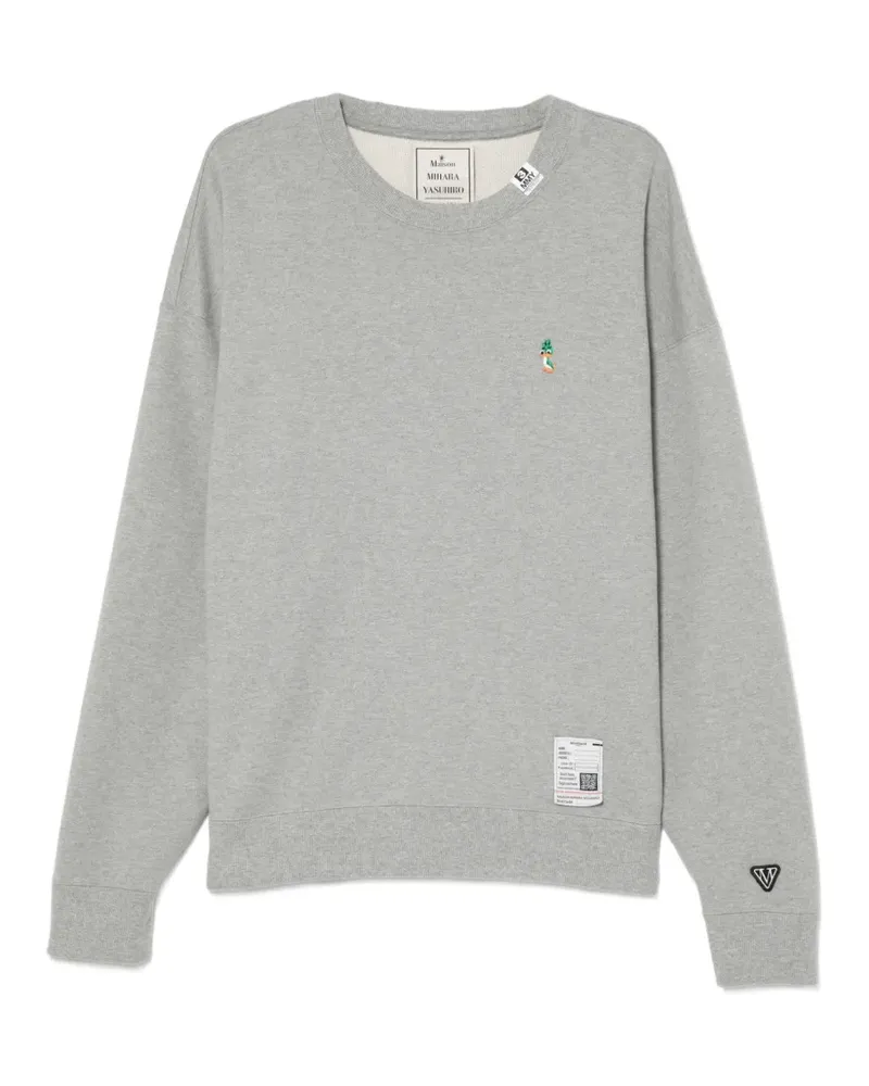 MIHARAYASUHIRO Sweathshirt mit grafischer Stickerei - Grau Grau