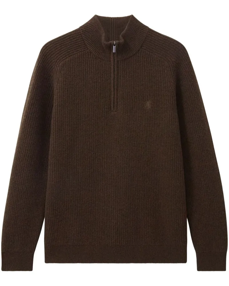Pringle of Scotland Pullover mit Zopfmuster - Braun Braun