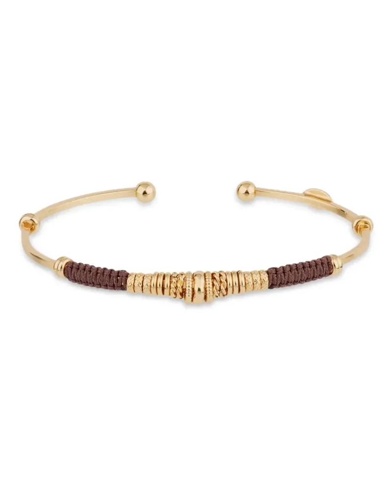 Gas Bijoux Zizanie beaded bracelet - Gold Gold