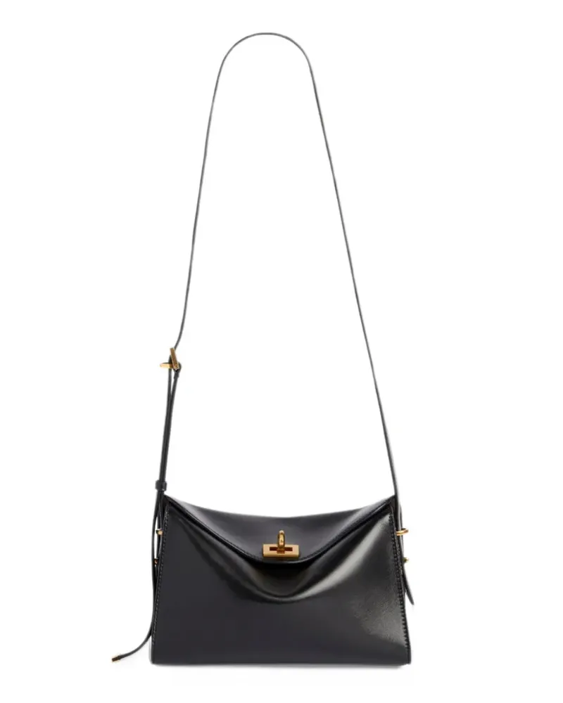 Balenciaga Le 7 Nano Schultertasche in Schwarz Schwarz