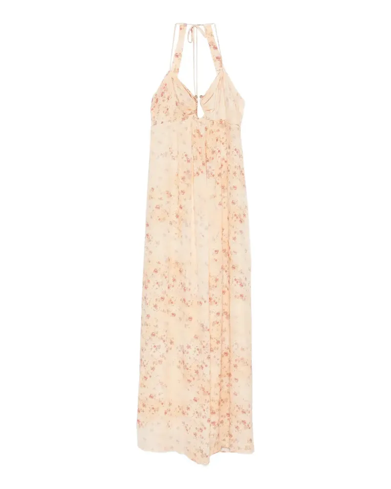 ba&sh Natz floral-print dress - Nude Nude