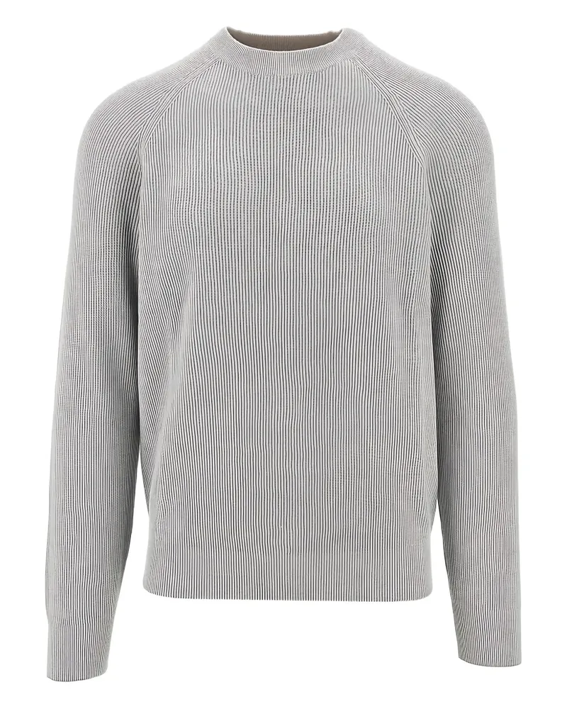 Brunello Cucinelli Gerippter Pullover - Grau Grau