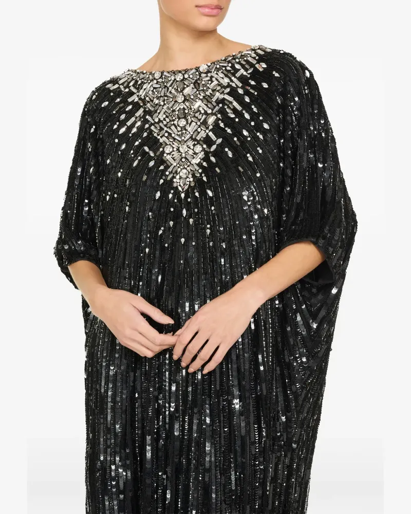 Jenny Packham Quana Kleid - Schwarz Schwarz
