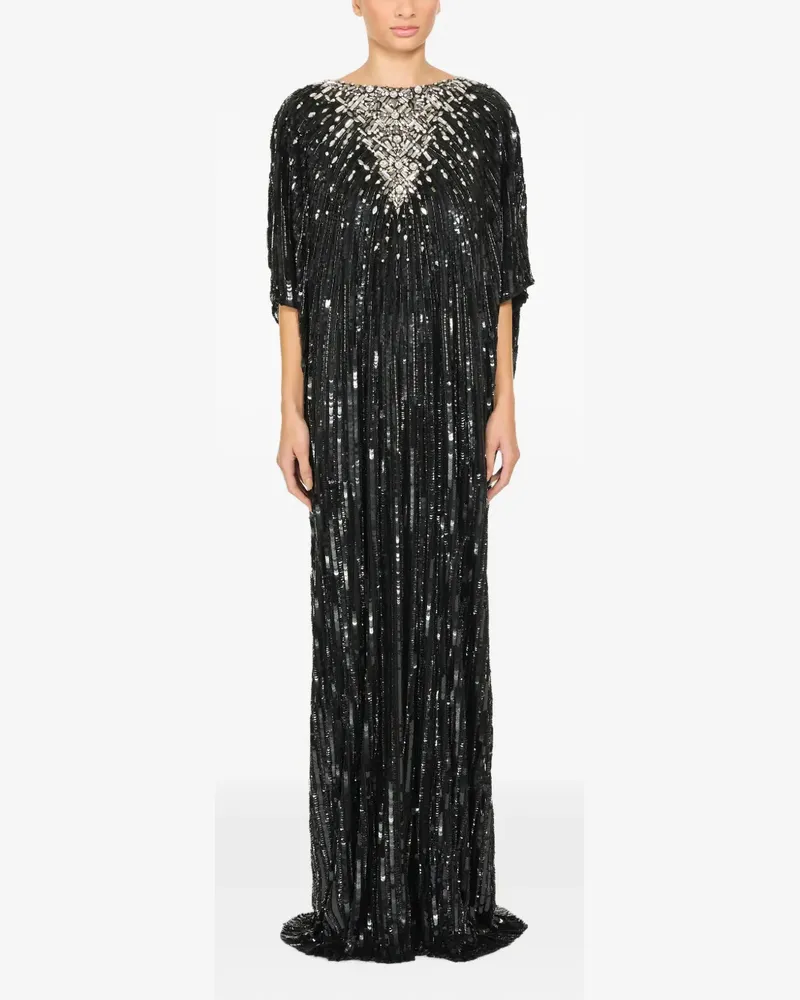 Jenny Packham Quana Kleid - Schwarz Schwarz