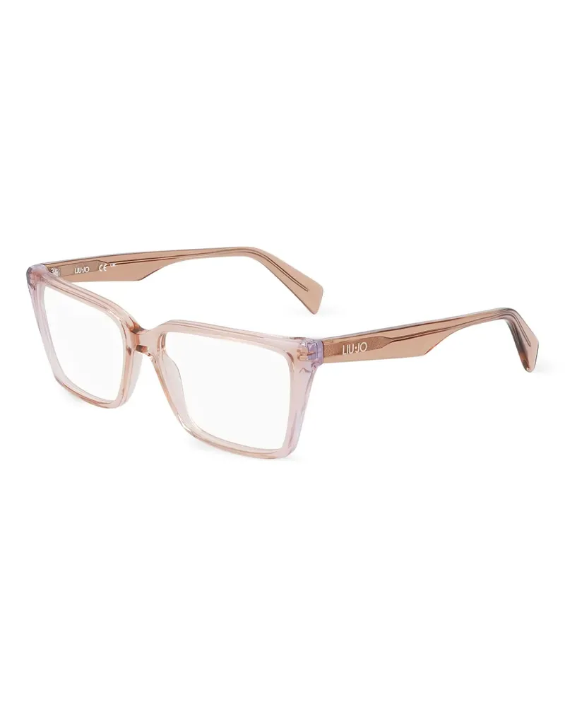 Liu Jo Brille mit Logo-Print - Nude Nude