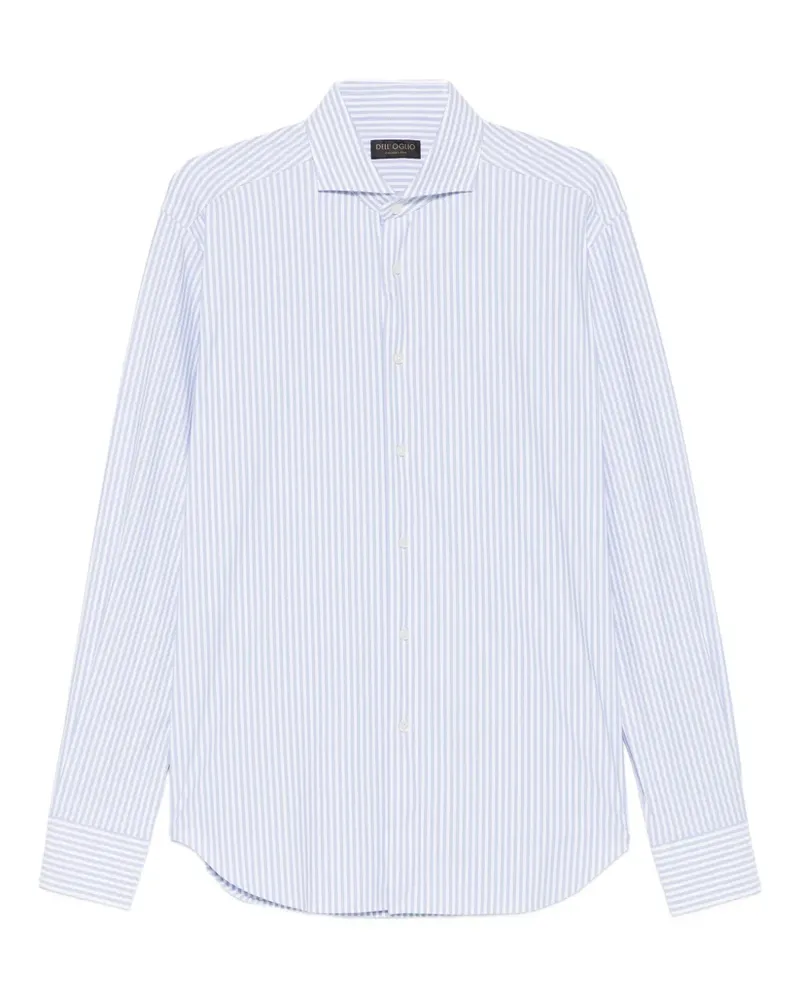 Dell'oglio Gestreiftes Hemd - Blau Blau