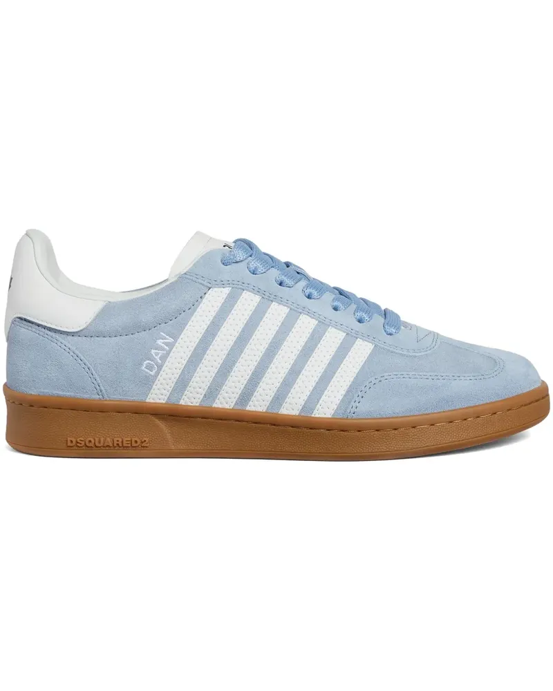 Dsquared2 Gestreifte Sneakers - Blau Blau
