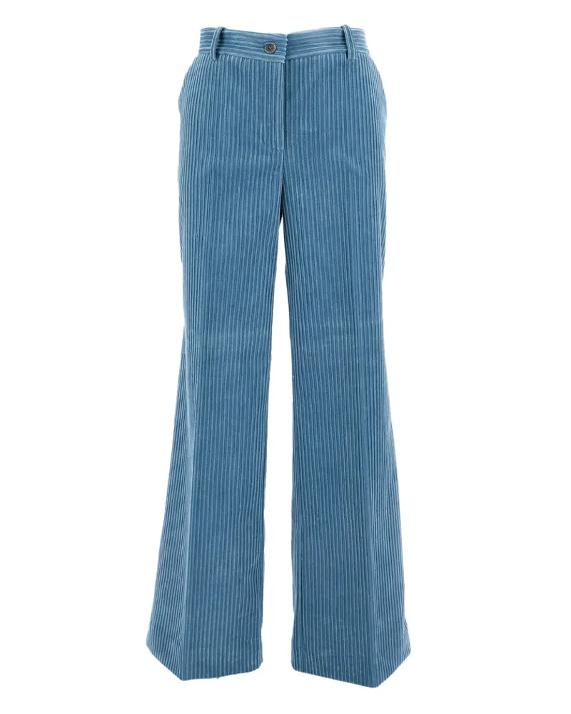 P.A.R.O.S.H. P.A.R.O H. Klassische Cordhose - Blau Blau