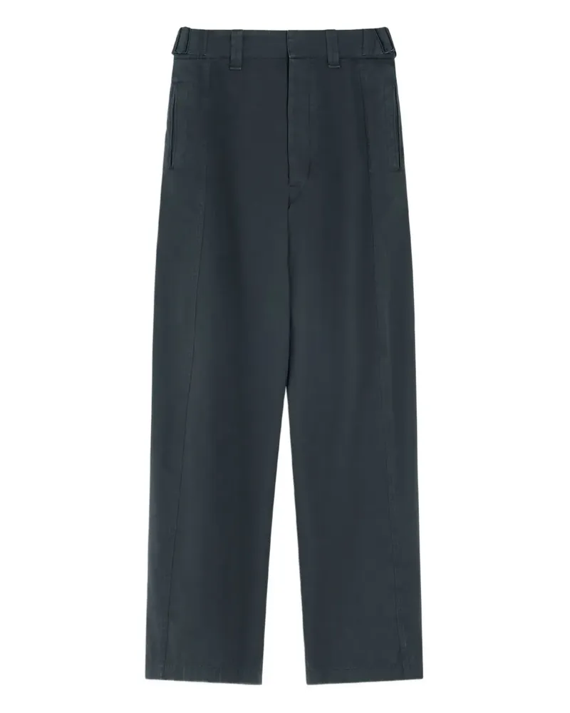 Christophe Lemaire Hose mit seitlichen Laschen - Grau Grau