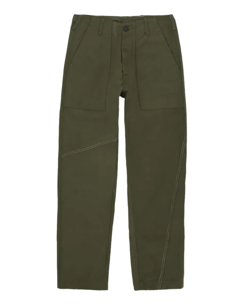 Fortela Newfatigue patch-pocket trousers - Grün Grün
