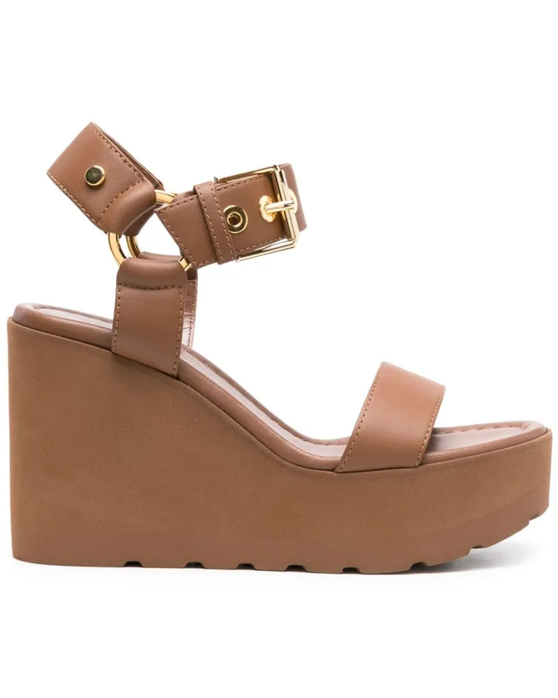 Gianvito Rossi Wedge-Sandalen - Braun Braun