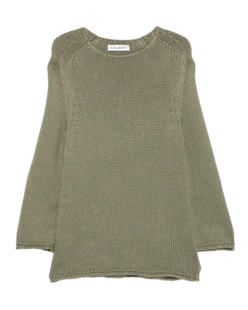 Our Legacy false roundneck knit - Grün Grün