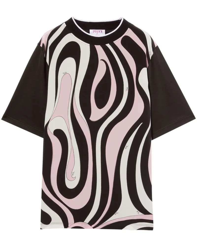 Emilio Pucci Marmo T-Shirt - Schwarz Schwarz