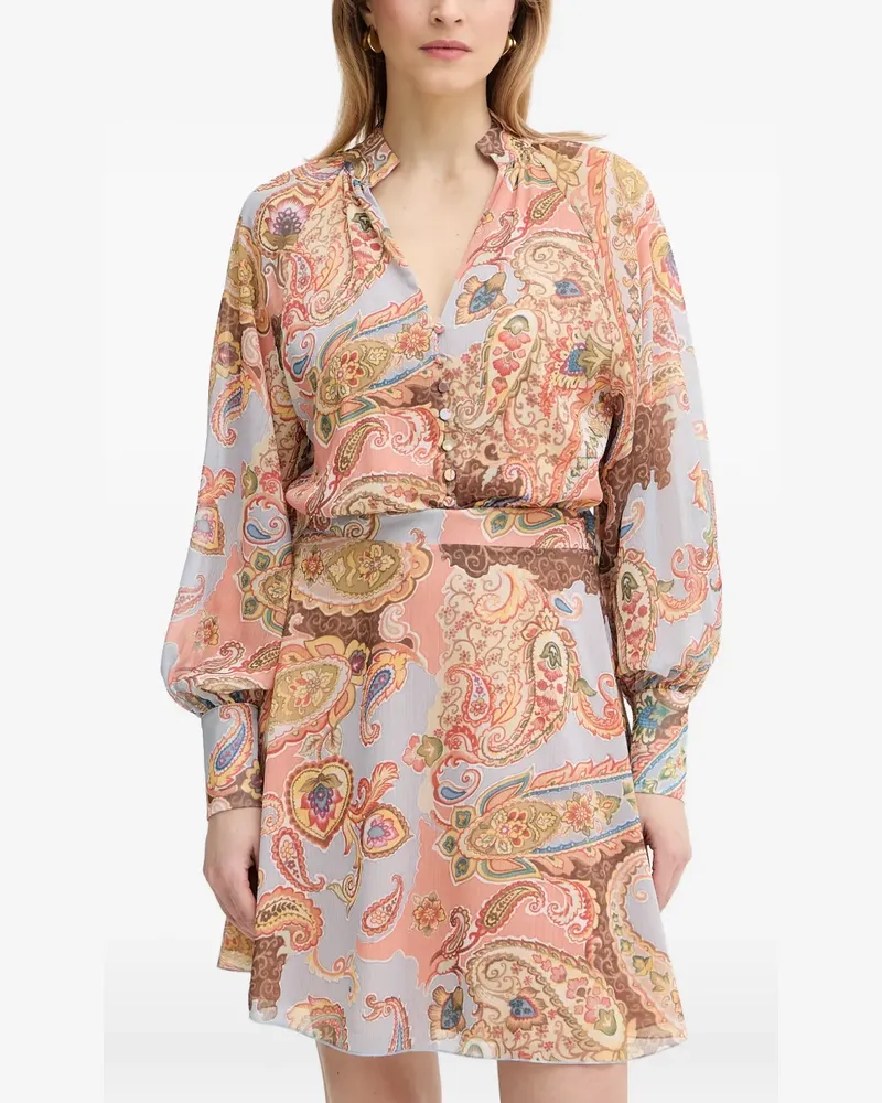 Guess Kleid mit Paisley-Print - Blau Blau