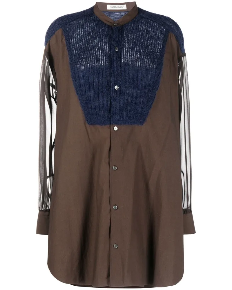 Undercover Hemdkleid mit langen Ärmeln - Braun Braun