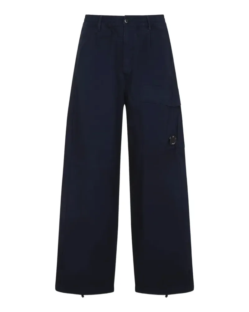 C.P. Company Cargohose mit Linsen-Detail - Blau Blau