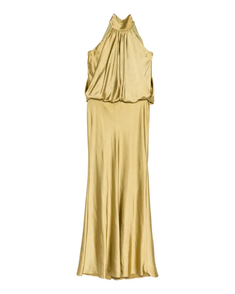 Amsale Abendkleid aus Satin - Gelb Gelb