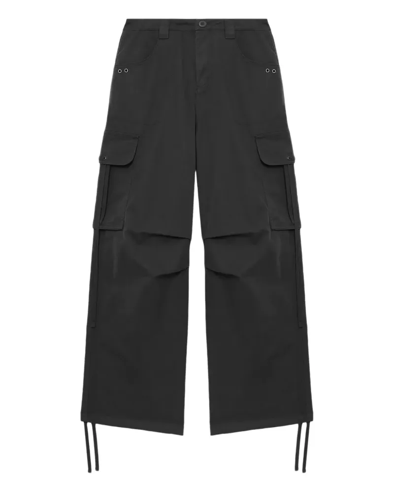 Tout a Coup Weite Jeans mit Cargo-Taschen - Grau Grau