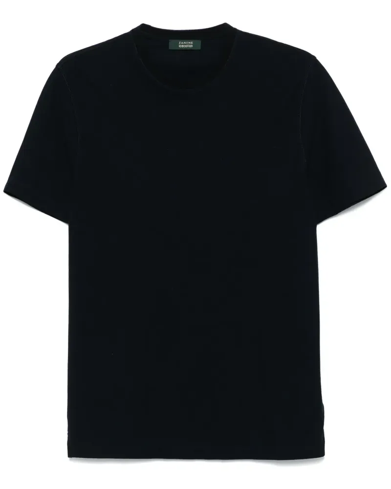 Zanone Klassisches T-Shirt - Blau Blau