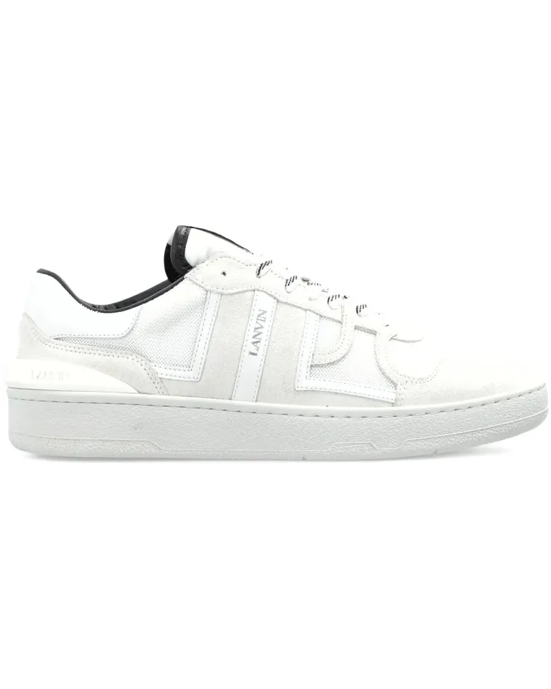 Lanvin Sneakers mit Logo - Weiß Weiß