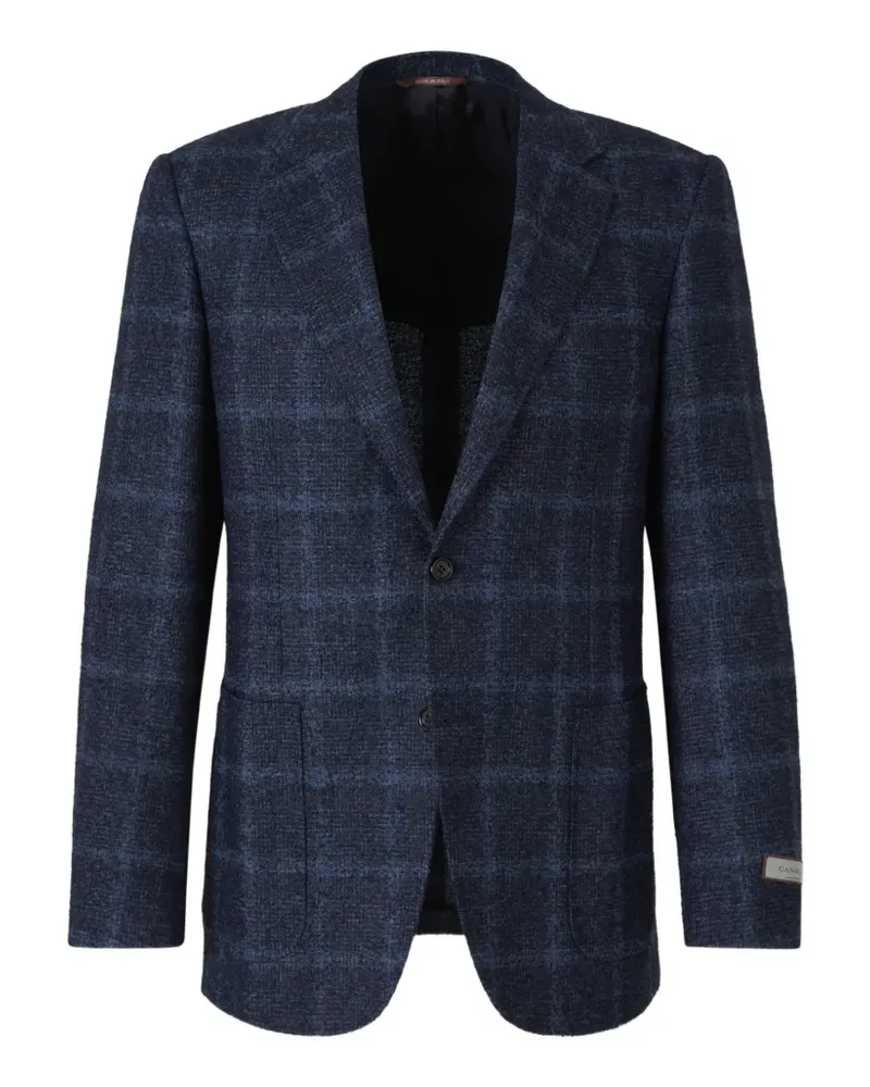Canali Kariertes Sakko - Blau Blau