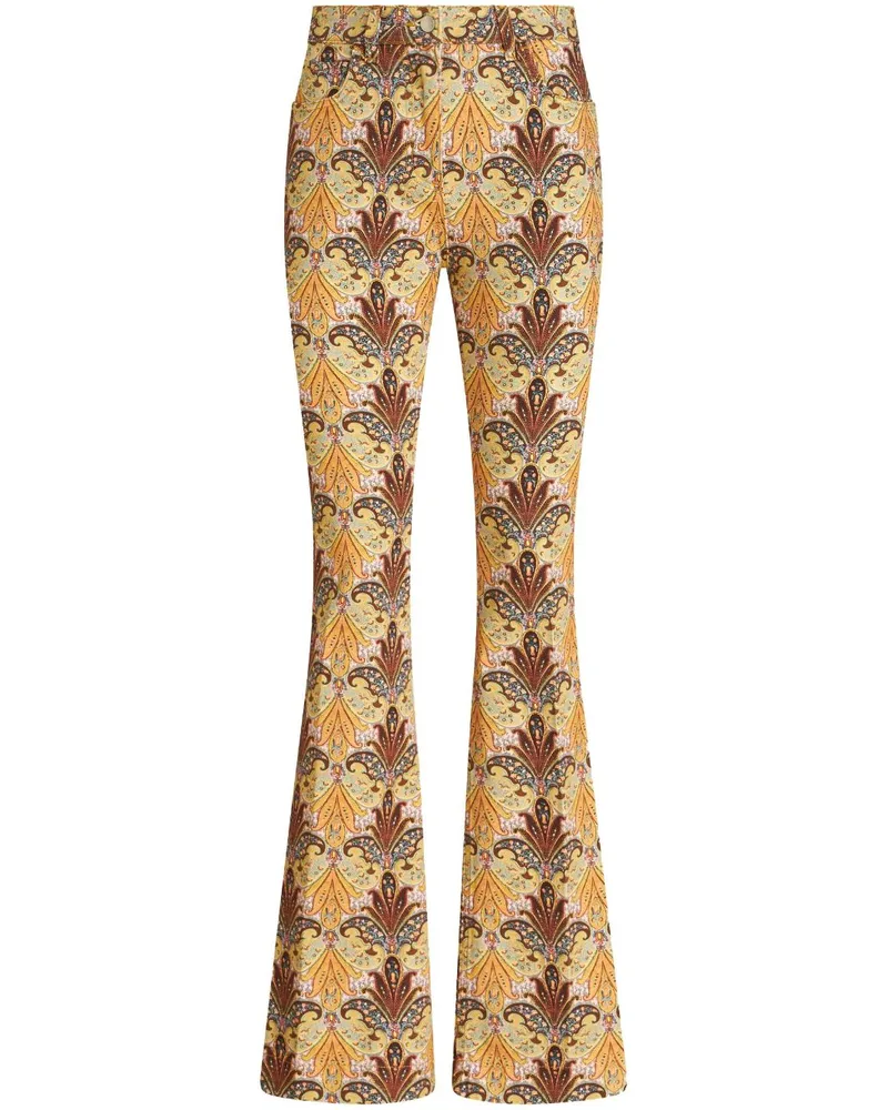 Etro Jeans mit grafischem Print - Mehrfarbig Mehrfarbig