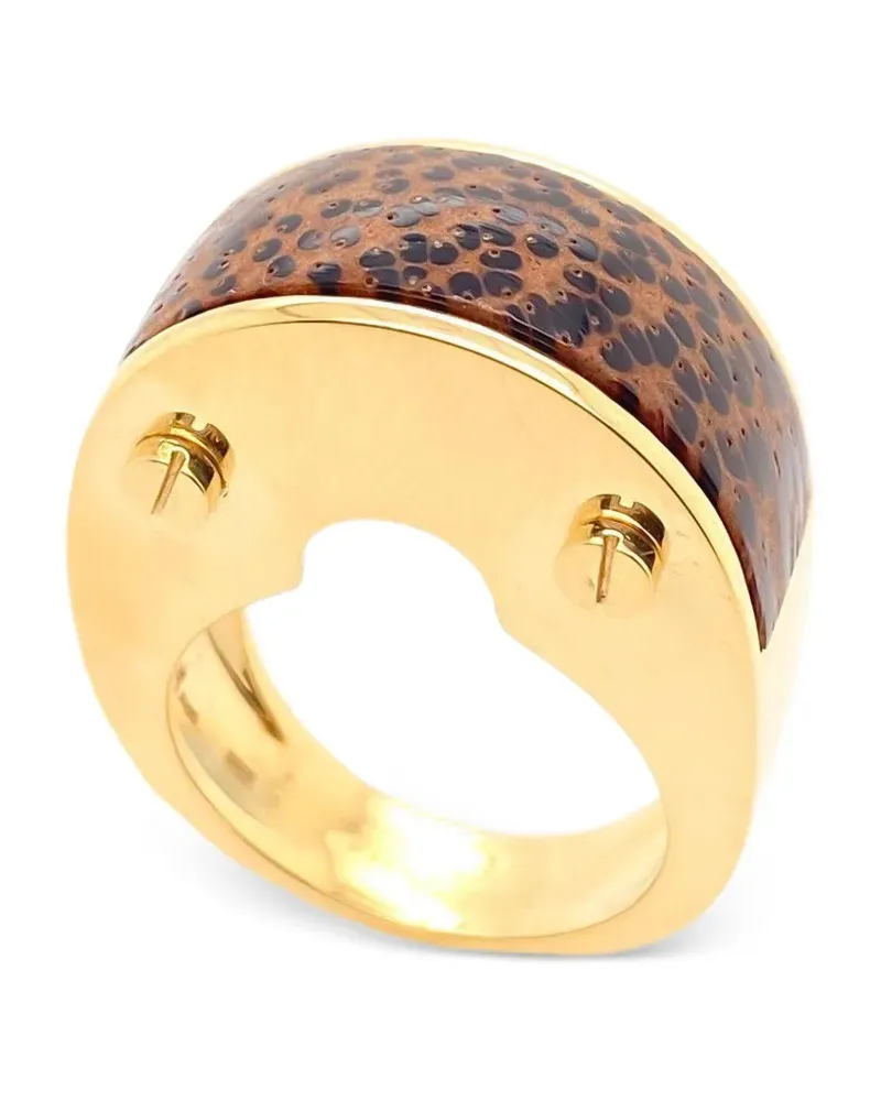 Brooks Brothers 18kt Salvaggio Gelbgoldring Gold