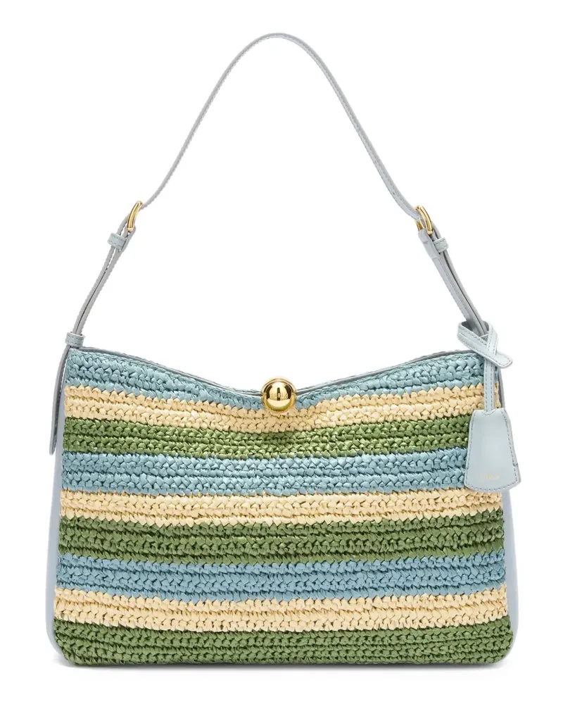 Furla Sfera Soft Schultertasche - Blau Blau
